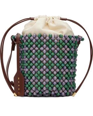 Marni Beads Bag - Green