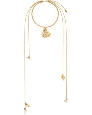 Chloé 'The Chloe Shells Scarf' Necklace - Black