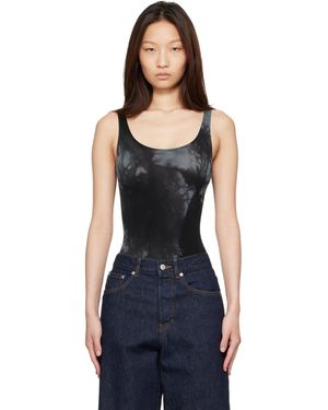 Wolford Ink Fatal String Bodysuit - Blue