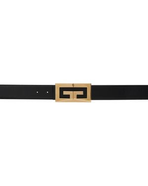 Givenchy 2g Reversible Belt - Black