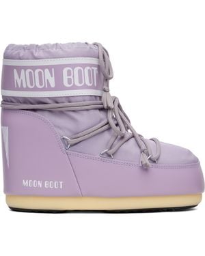 Moon Boot Icon Low Nylon Boots - Purple