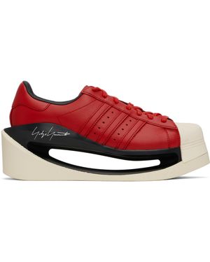 Y-3 Gendo Superstar Trainers - Red
