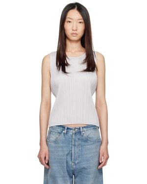 Pleats Please Issey Miyake March Basics Tank Top - Black