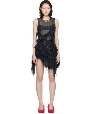 Collina Strada Nettle Minidress - Black