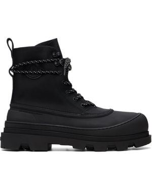 Moncler Vera Sheal Lace-Up Boots - Black
