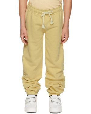 Acne Studios キッズ｜イエロー リラックスフィット ラウンジパンツ