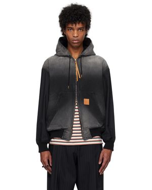 KHOKI Vintage-Effect Work Jacket in Black for Men | Lyst KHOKI Vintage-Effect Work Jacket in Black for Men | Lyst