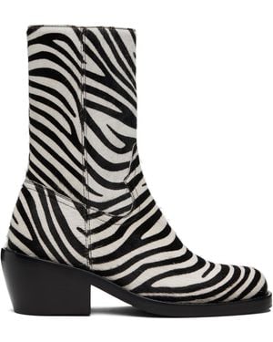 Dries Van Noten Zip Boots - Black