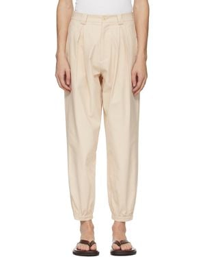colbo Off- Gathering Trousers - Natural