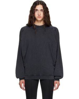 Mugler Bat Long Sleeve T-Shirt - Black