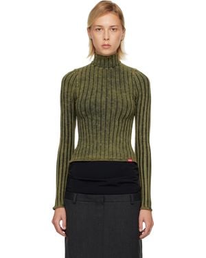 DIESEL Khaki T-Clawa Sweater - Green