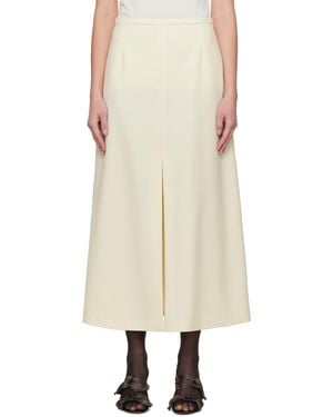 La Collection Off- Donna Midi Skirt - Natural
