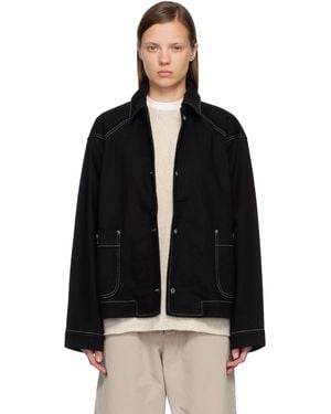 Casey Casey Drays Travail Denim Jacket - Black