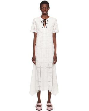 Robes Longue Broderie Anglaise pour femme Jusqu a 65 Lyst