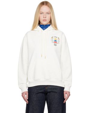CASABLANCA 'Casa Way' Mountain Hoodie - White