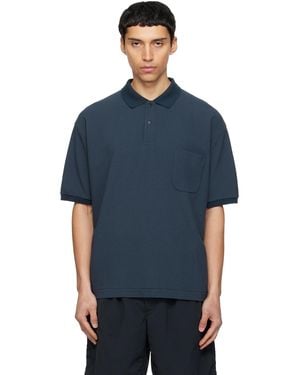 Nanamica Short Sleeve Polo - Blue