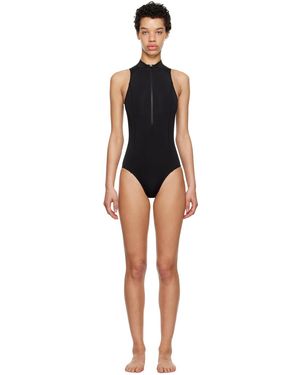 Y-3 Zip One-piece Swimsuit - Black