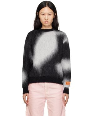 Heron Preston Black & White Aop Jumper