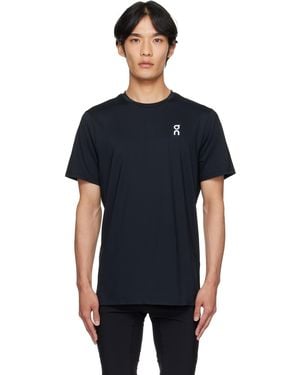 On Shoes T-Shirt De Court Noir