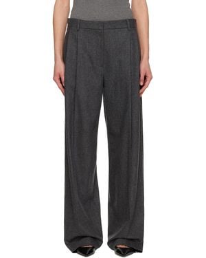 KHAITE August Trousers - Black