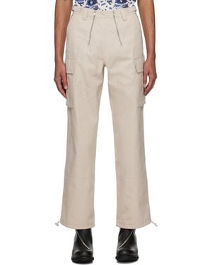 GmbH Bekir Cargo Trousers - Natural