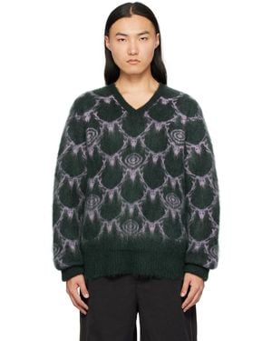South2 West8 Mohair Jumper - Black