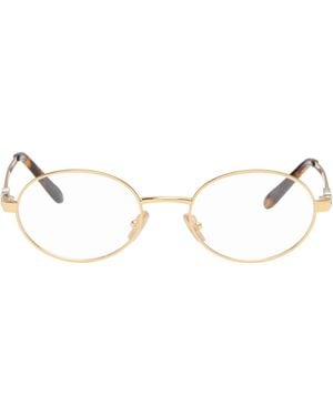 Miu Miu Oval Glasses - Brown