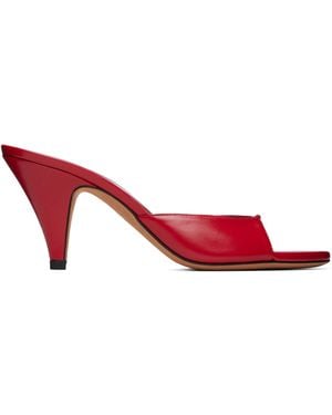 Jude Haze Heeled Sandals - Red