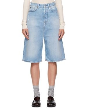 Acne Studios Loose-Fit Denim Shorts - Blue