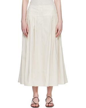 Studio Nicholson Off- Agat Maxi Skirt - Natural