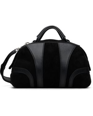 Dries Van Noten Suede Duffle Bag - Black