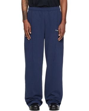 Vetements Pinched Cut-Up Joggers - Blue