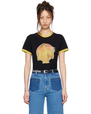 Lu'u Dan Bruce Lee X Lựu Đạn Ringer T-Shirt - Blue