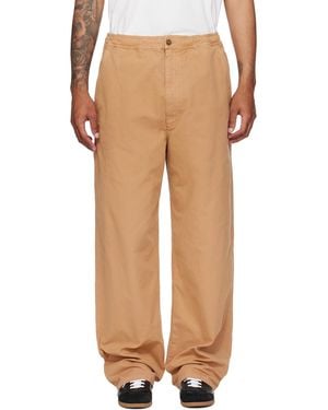 MM6 by Maison Margiela Cotton Canvas Trousers - Natural