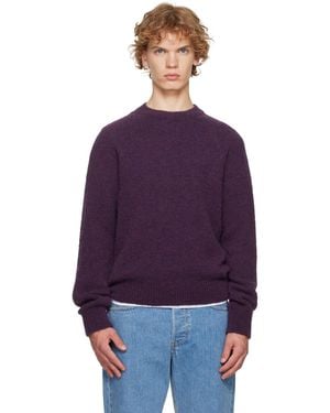 Dries Van Noten Alpaca Jumper - Purple