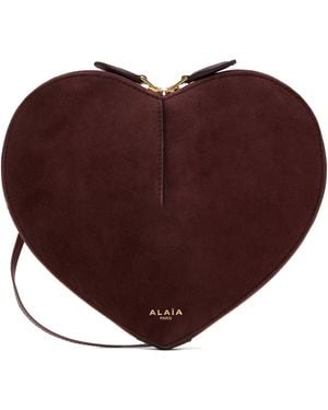 Alaïa Burgundy 'Le Coeur' Bag - Red