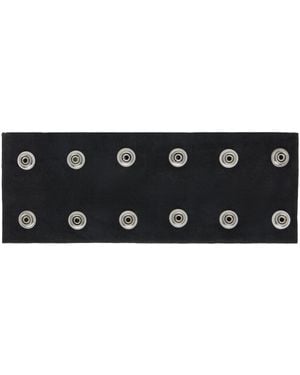 Rick Owens Concordians Strobe Neck Band Choker - Black