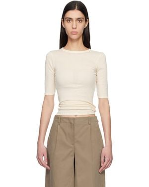 Flore Flore Off- Anna T-shirt - Natural