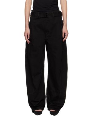 Lemaire Twisted Belted Jeans - Black