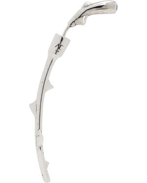 ALAN CROCETTI Stem Of Thorns Single Earring - Black