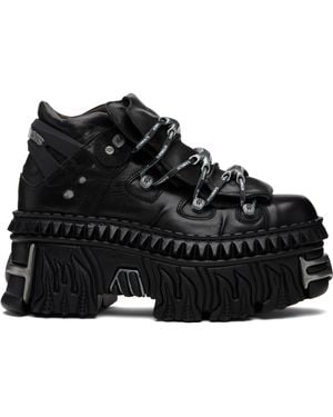 Vetements New Rock Edition Platform Sneakers - Black