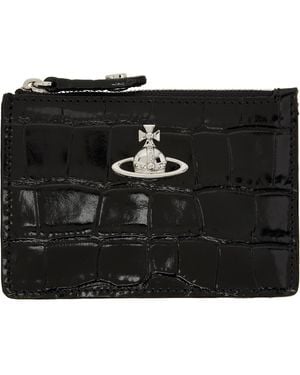 Vivienne Westwood Slim Long Card Holder - Black