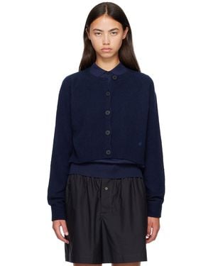 Loulou de Saison Heike Cropped Cardigan - Blue