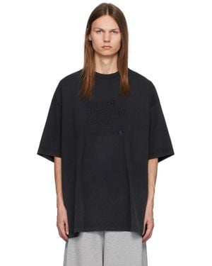 Vetements 'I'M Not Doing Shit Today' T-Shirt - Black