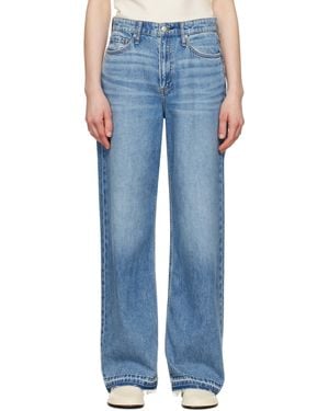 【関税込み】rag & bone ブルー Logan ワイドレッグジーンズ Logan Wide-Leg Jean - Annalise | rag & bone