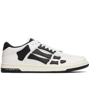 Amiri Skel Top Low Sneakers - Black