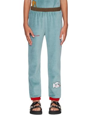 Eckhaus Latta キッズ｜Ssense限定 グレー スウェットパンツ - ブルー