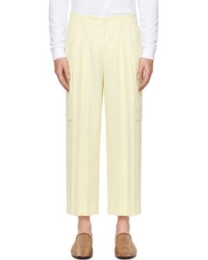 Homme Plissé Issey Miyake September Edge Trousers - Yellow