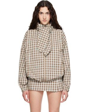 Sandy Liang Eddy Jacket - Brown