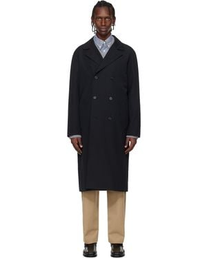 A.P.C. Croisé Coat - Black